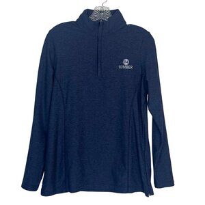 Peter Millar 84 Lumber Quarter Zip Pullover Womens Medium Blue